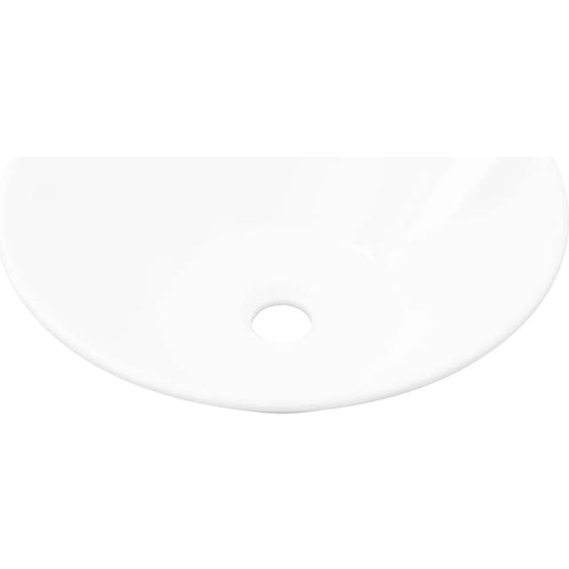 Bathroom Porcelain Ceramic Sink Art Basin Bowl White Vidaxl