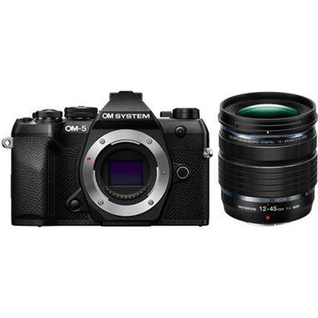 OM-5 II kamerahus - Svart + M.Zuiko 12-45mm f/4 PRO