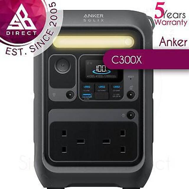 Anker SOLIX C300X Portable Power Station - 288Wh