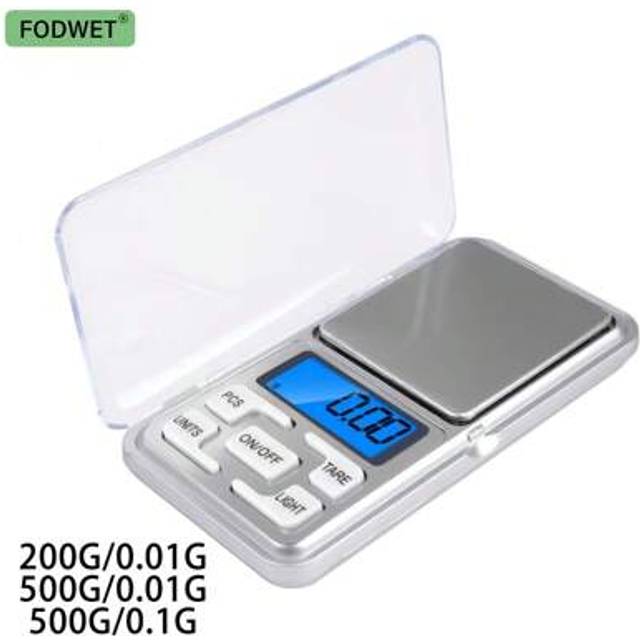 SHEIN 0.01g High Precision 4.7in Mini Portable Gold Scale, Jewelry Scale, Kitchen Scale, Food Weight Electronic Scale, Household Small Anti-Slip Scale, Mult