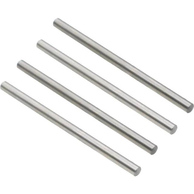 4Pcs Hinge Pin Lower 4X67.5mm ARAC5032 for ARRMA 6S 1/7 Limitless Infraction 1/8 Kraton RC Car Parts,Silver