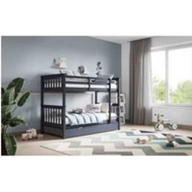 Flair Zoom Detachable Bunk Bed with Trundle Grey
