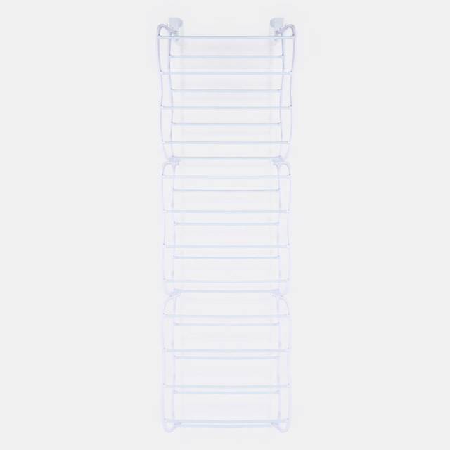 OHS Over the Door Shoe Rack - White