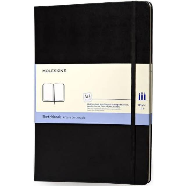 Moleskine : Sketchbook : 165gsm : Hard Cover : 96 pages : A4 : Black