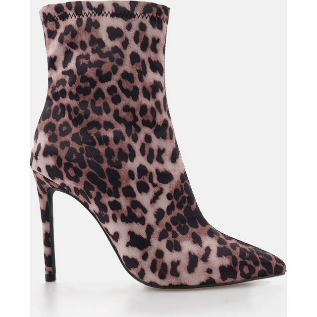'Katya' Point Stiletto Ankle Boot - Multi - 6