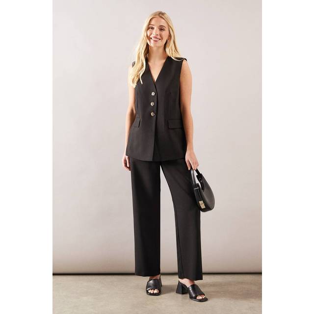 Wallis black tapered trousers womens daywear trousers