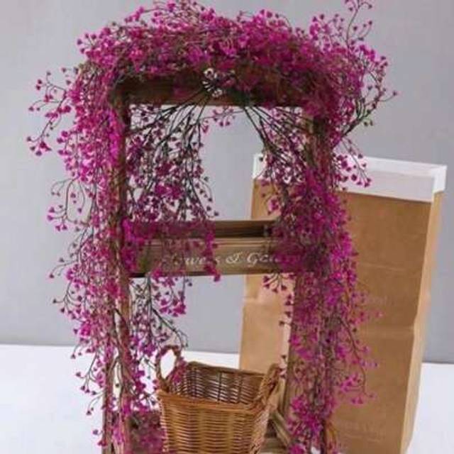SHEIN 1 Bunch Realistic Artificial Decorative Flowers, Fake Plants, DIY Floral Bouquet For Home, Garden, Table, Living Room, Party, Wedding Decoration, Spri