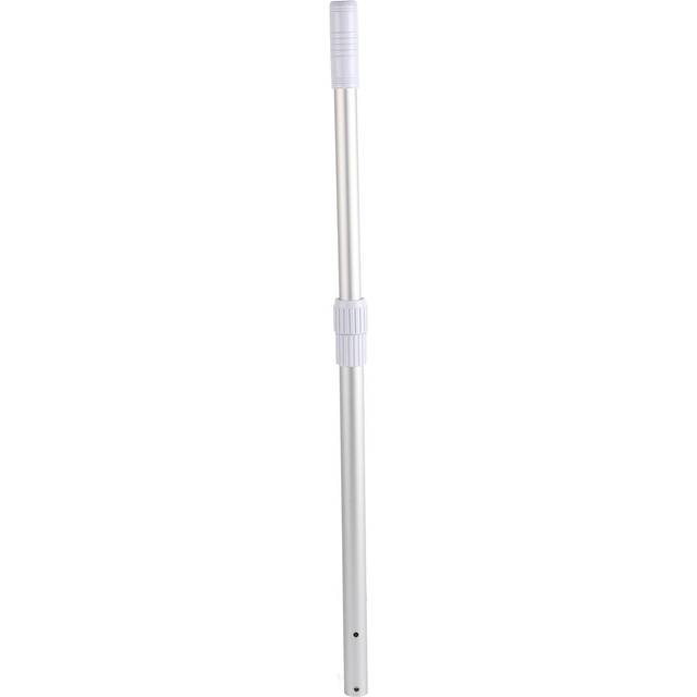 Swimming Pool Pole 2 Section Aluminium Telescopic Pole Rod Cleaning Tool Supplies for Skimmer Net