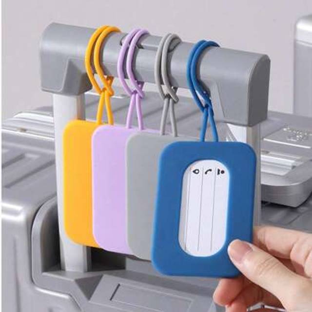 SHEIN Luggage Tag Suitcase Labels Travel Accessories Ideal Gift For Her Travel Essentials For Travel Backpack Travel Bag Luggage Suitcase Travel Gear Back T