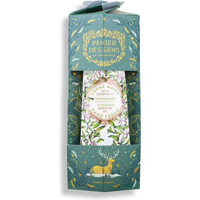 Panier des Sens - Small Hand Cream - Verbena Hydrating Hand Cream Christmas Collection -Christmas gifts - With Shea Butter and Olive Oil - 97% Natural