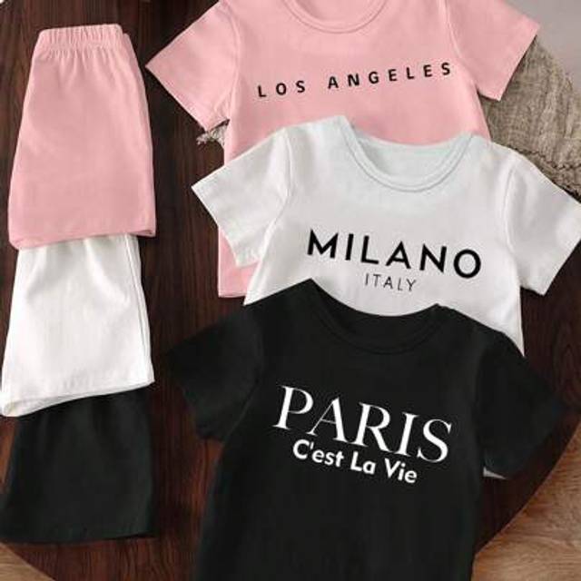 SHEIN 2pcs Set Infant/Toddler Boys&#39; Casual Everyday All-Match Matching Outfit Set, Suitable For Outings, Spring/Summer