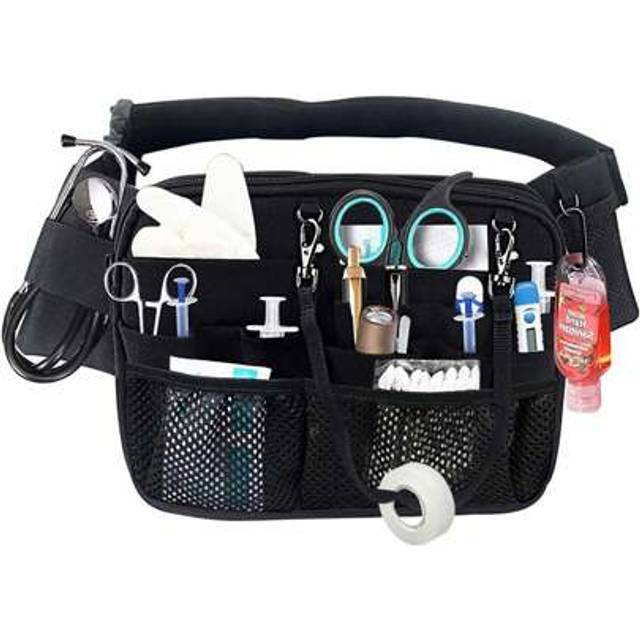SHEIN Nurse Fanny Pack With Tape Holder , Multi Compartment Medical Gear Pocket Nurse Organizer Belt Bag , Apron Hip Bag Utility Waist Pack For Stethoscopes