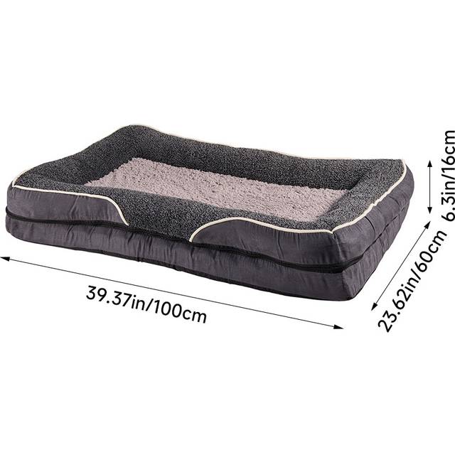 TEMU Extra Large Dog Bed Cat Pet Sofa Beds Cushion Puppy Mattress Soft Warm Calming Anti Anxiety Washable