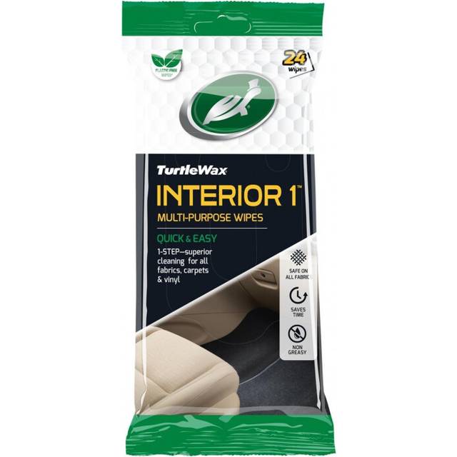 Turtle Wax Interior 1 Multi-purpose Wipes (pack Of 24)