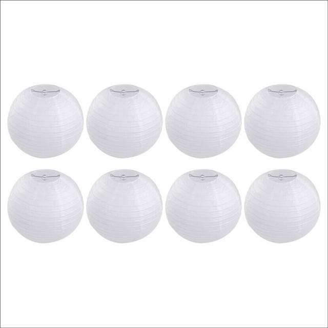 Paper Lantern, White Paper Lantern,Hanging Round Paper Lanterns for Weddings, Birthdays, Celebrations, Garden Decoration
