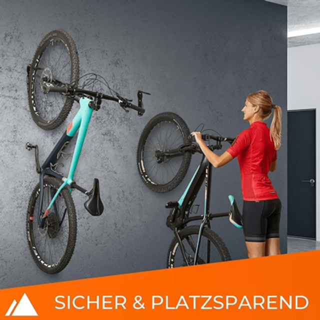 SHEIN 4x Bike Storage Wall Mounted Hook Bicycle Rack Hanger Holder Garage Steel Stand