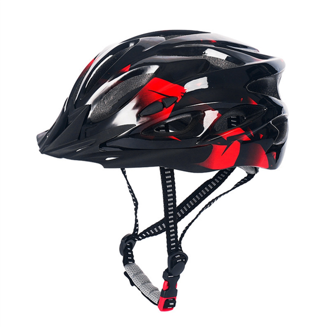 Adult Bike Helmet, Light Microshell, Men and Women, Fit Adjustment Suggested 57-63cm for Cycling Biking Red