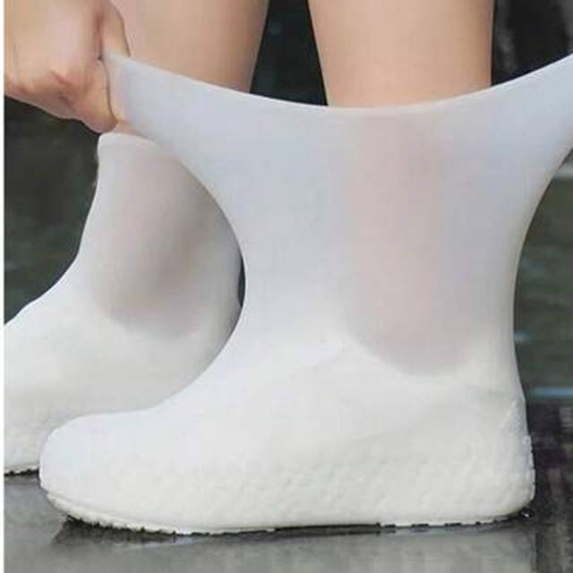 SHEIN 3 Packs Reusable Silicone Rain Boots Men And Women - Waterproof Anti-Slip Travel Shoe Covers For Rainy Days/Rain Gear/Outdoor Activities/Gardening/Off
