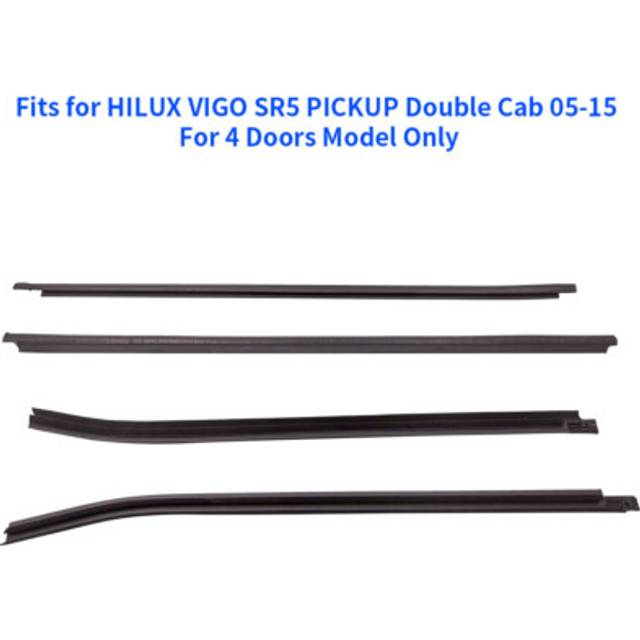 Window seals door weather strip for toyota hilux sr5 / vigo pickup 2005-2015