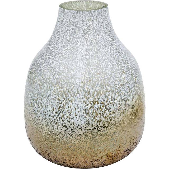 Verre Round Frosted Vase - Glass - L21 x W21 x H25 cm - Gold