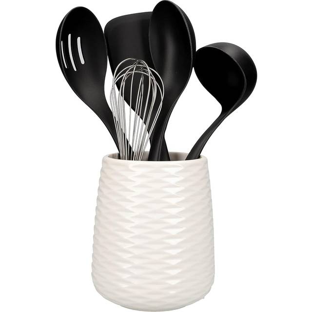 KitchenAid Ceramic Crock With 5pc Plastic Tool Set