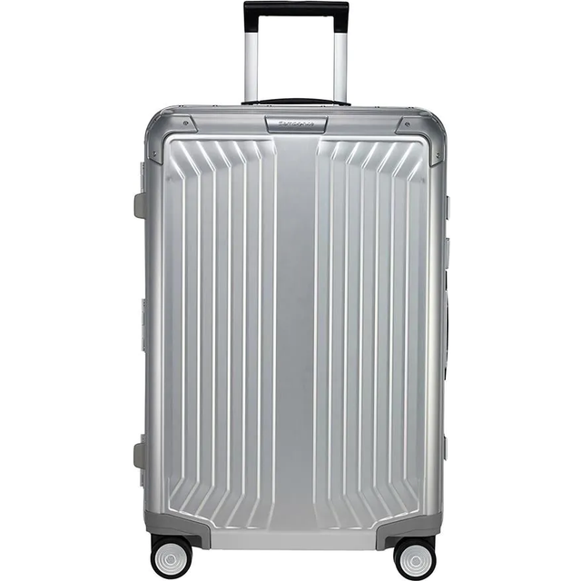 Samsonite Aluminium (silver) Lite-box Alu Hard Case 4 Wheel Suitcase 69cm - Aluminium (Silver)
