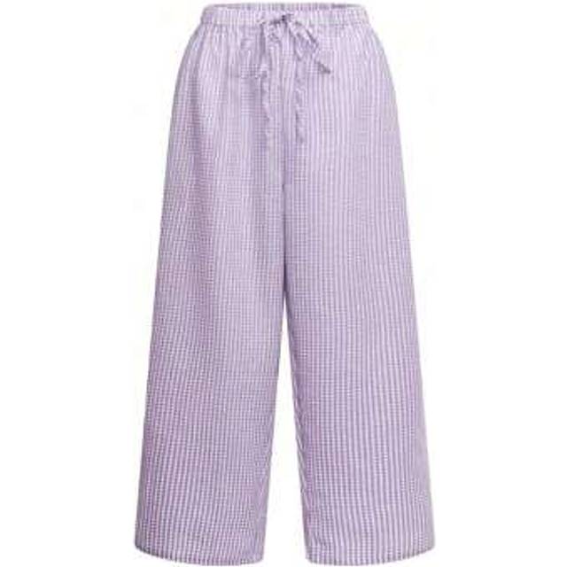 SHEIN Coachella Festival Rave Outfits | Plus Size Striped Pants, Bohemian Beach Vacation Wide Leg Trousers, Women&#39;s Autumn 2025 Casual Chic Wardrobe Essenti