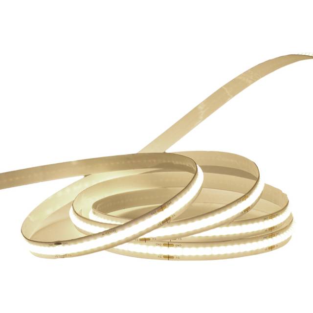 5m Low Voltage 24v 320 Leds/M COB Strip Width 8MM NaturalWhite Light Flexible Cabinet Self-Adhesive Adhesive
