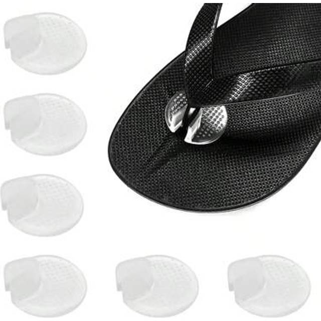 SHEIN 2pcs/Pack Summer New Comfortable Foam Flip Flop Sandal Insoles, Washable Silicone Forefoot Pads For Sandals, Flats, High Heels
