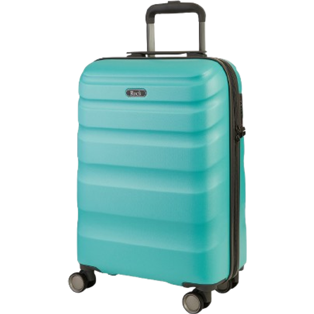 Rock Luggage Bali Hardshell Suitcase, Small, Turquoise