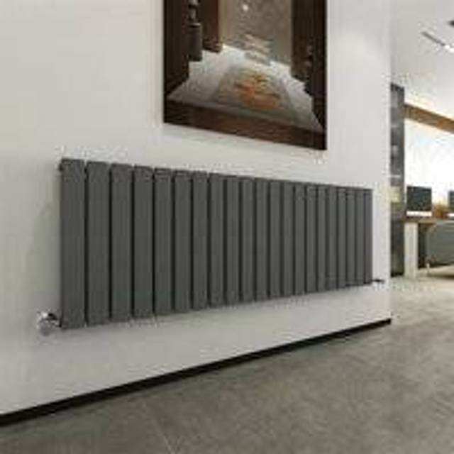 Double Flat Panel Vertical Column Radiator (H)600mm By Mcc Direct - One Size