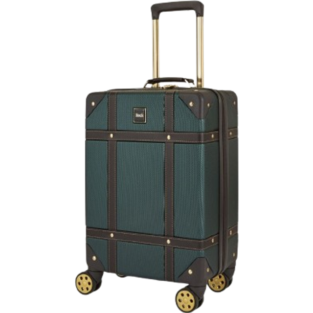 Vintage Suitcase - Emerald Green - Small - Rock