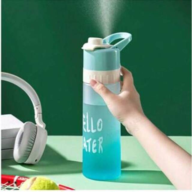 SHEIN 1pc 650ml Water Bottle Outdoor Sports Fitness Water Bottle Large Capacity Spray Bottle Travel Bottle Outdoor