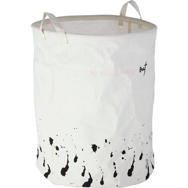 Orsina Speckled Fabric Laundry Basket