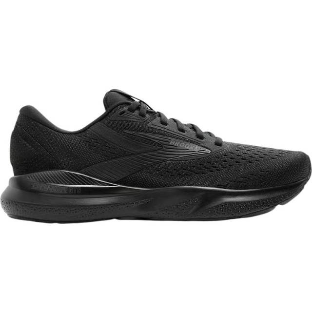 Brooks mäns Adrenaline GTS 24 stödjande löparsko, Svart svart ebenholts, 45.5 EU