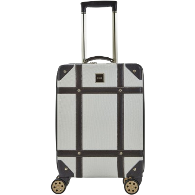 Rock Luggage Vintage Hard Shell Suitcase - Cream