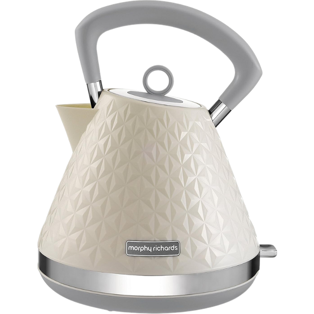 Morphy Richards Vector Cream Pyramid Kettle, Cream