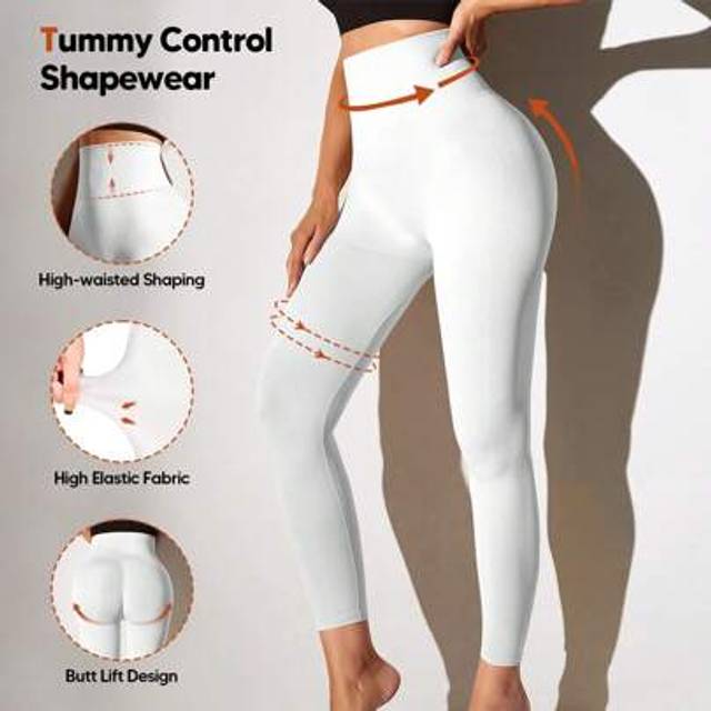 SHEIN Women High Waist Soft Lifting & Slimming Control Leggings