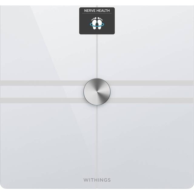 Withings Body Cardio- Wi-Fi smart våg med kroppssammansättning och hjärtfrekvens, vit