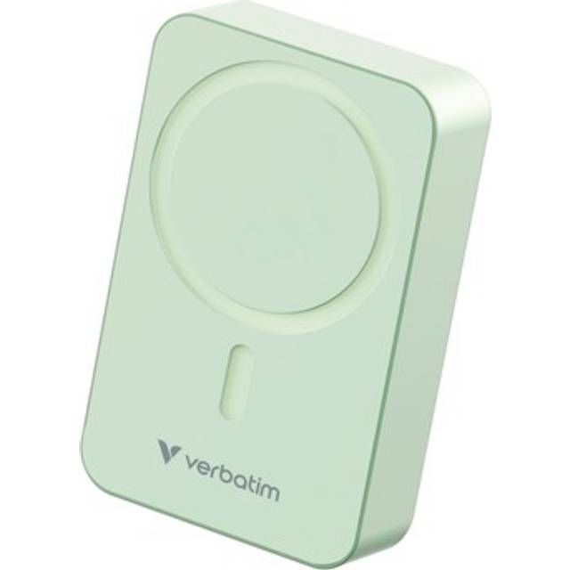 Verbatim Charge 'n' Go Wireless / USB-C 20000mAh Power Bank, Green