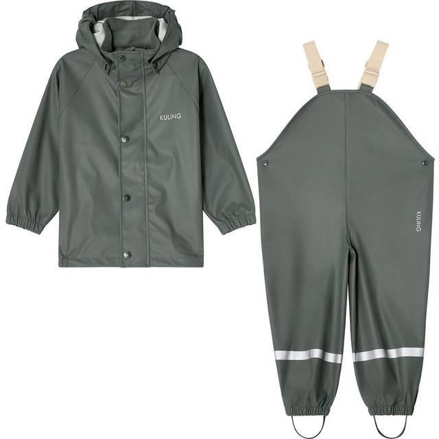 Kuling San Marino Ofodrat Regnställ Light Green 134/140 cm  Grön  134/140 cm  Unisex
