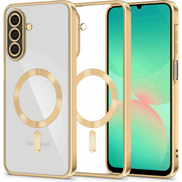 Tech-Protect Galaxy A26 5G Mobilskal Magsafe Magflex - Shiny Guld