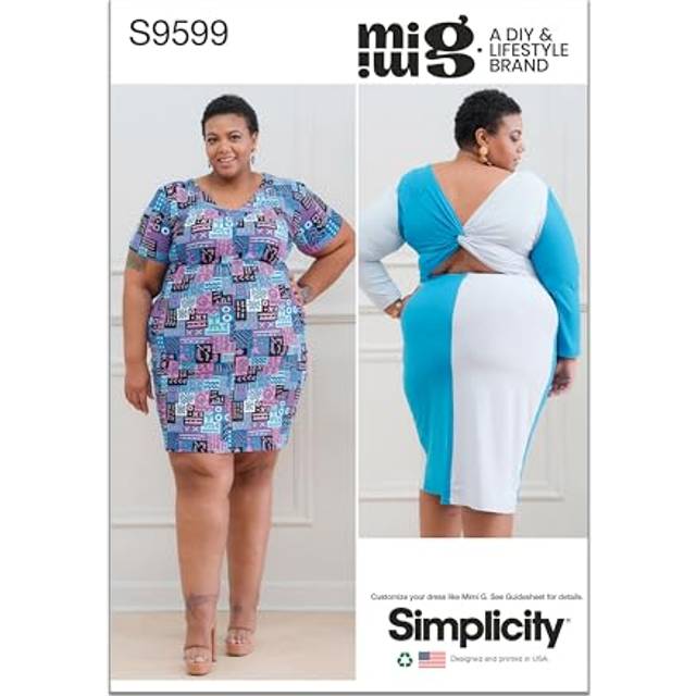 Simplicity Women's Knit Dress Sewing Pattern, S9599