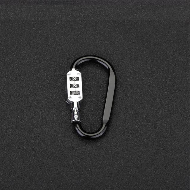 TEMU 3-digit Dial Combination Code Number Lock Padlock For Luggage, Zipper Bags, Backpacks, Handbags, Suitcases, Drawers, Outdoor Use, Firm And