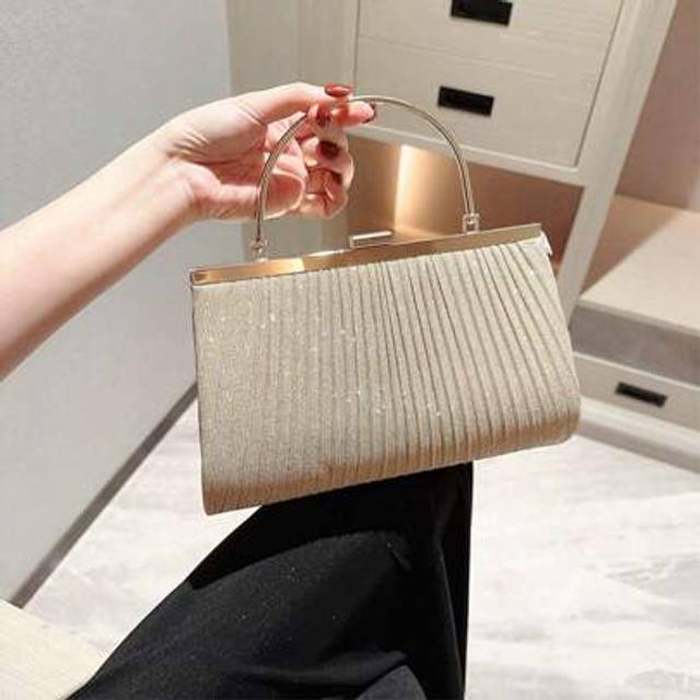 SHEIN Glitter Clutch Bags For Women Handbags Shoulder Bags Sparkly Evening Bags Sequin Bag For Wedding, Party, Date, Prom