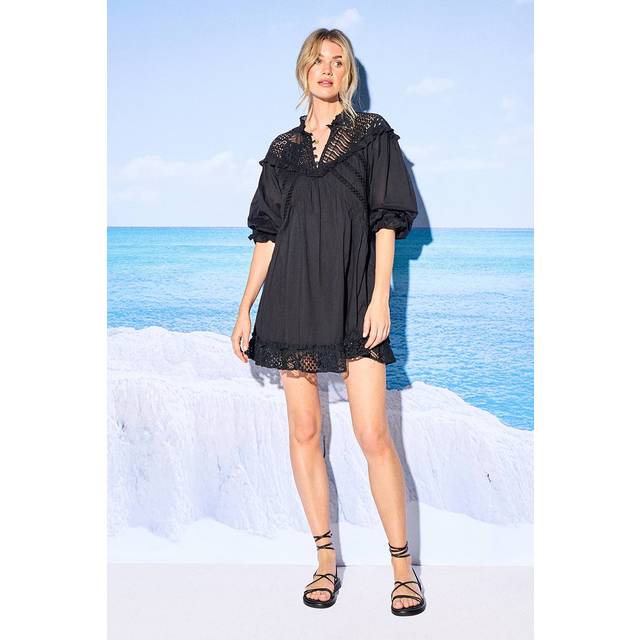 Warehouse Black Dress Womens Daywear Dresses