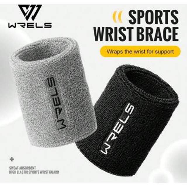 SHEIN 1pair Wristbands Tennis/Basketball/Badminton Wristbands Sports Protectors Sweat Bands Gym Wristbands
