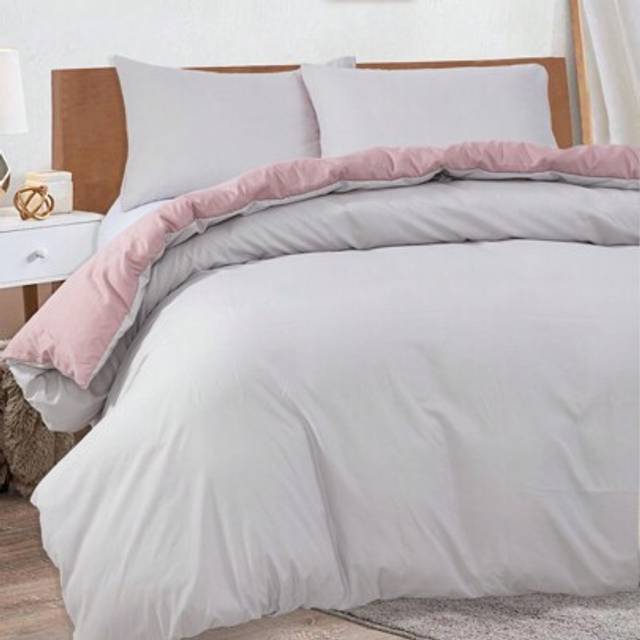 SHEIN 2/3pcs Romantic French Style Duvet Cover Set, Supersoft & Timeless Elegant All-Season Bed Layer, Chic Lovely Decorative Bed Sprea Bed Cover For Bedroo