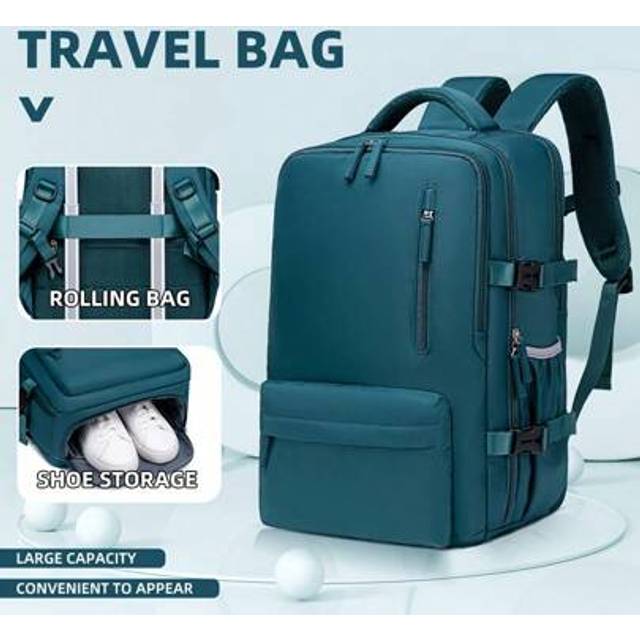 SHEIN 1Pc Leisure Travel Backpack Suitable For Women, Men&#39;s Carry-On Backpack, Waterproof, Outdoor, Sports Multi-Functional Large Capacity 16-Inch Laptop Ba