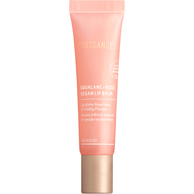Biossance Squalane + Rose Vegan Lip Balm 15g